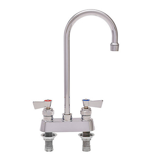 Fisher 53880 12" Swivel/Rigid Gooseneck Spout Stainless Steel Deck Mount Faucet
