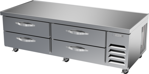 Beverage Air WTRCS72HC 72"W Four Drawer Worktop Cook Stand Refrigerator