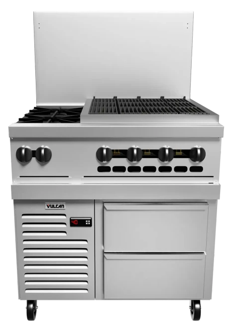 Vulcan 36R-2B24G 36" Gas Restaurant Range - 100,000 BTU