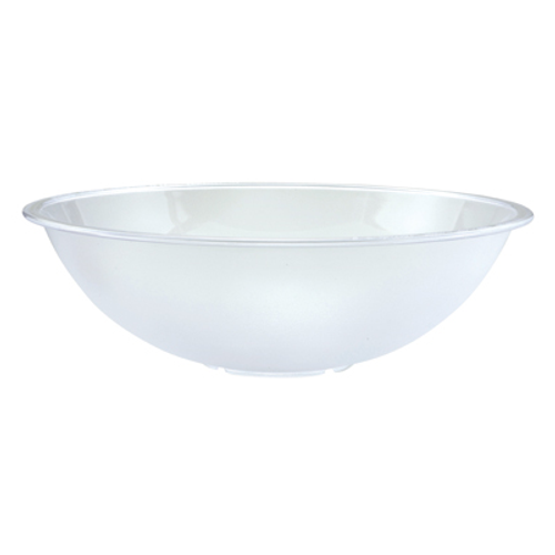 Winco PBB-18
 18-3/4"
 Polycarbonate
 Clear
 Round
 Pebbled Bowl