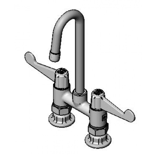 T&S Brass 5F-4DWS03 Equip Base Faucet 4"