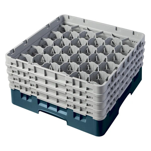 Cambro 30S800414 Camrack Glass Rack With (4) Soft Gray Extenders - 2 Cases