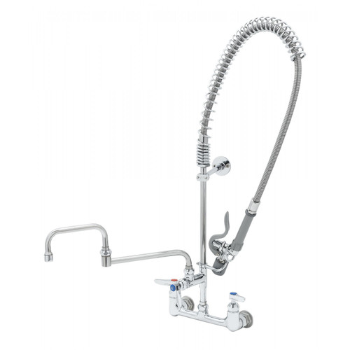 T&S Brass B-0154-Cr-C Pre-Rinse Unit 8" Wall Mount 15"