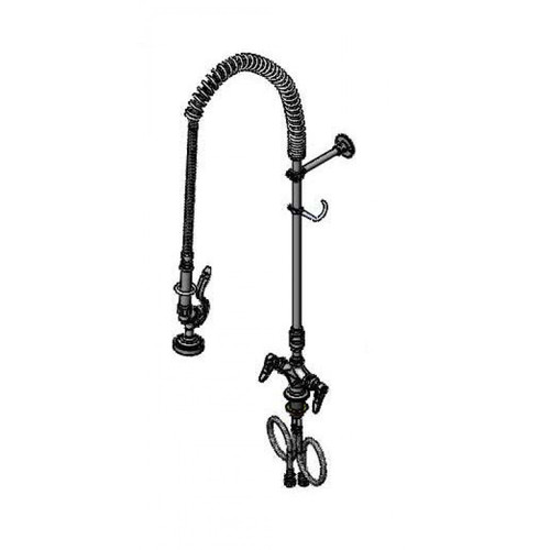 T&S Brass B-0113-V-B EasyInstall Pre-Rinse Unit back flow preventer 6" wall bracket