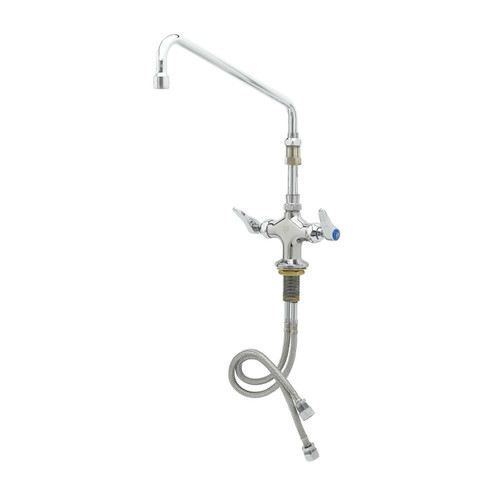T&S Brass B-0201-01 Mixing Faucet single hole deck mount 12"