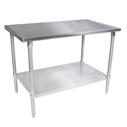 John Boos ST4-3648SSK 48"W x 36"D Stainless Steel Work Table