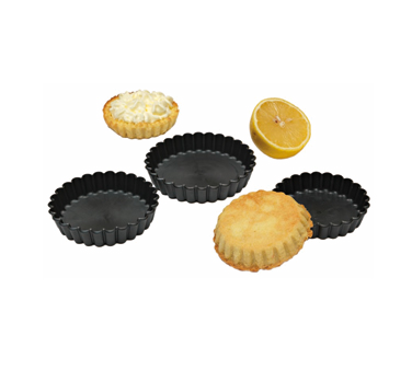 Matfer Bourgeat
 345656
 3.16" x 0.33"
 Round
 Composite
 ExoGlass Tartlet Mold - 1 Pack