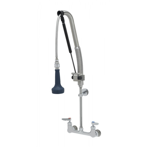 T&S Brass B-0133-Cr-B8P Easyinstall Durapull Pre-Rinse Unit 8"