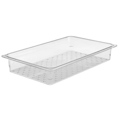Cambro 13CLRCW135 Camwear 1/1 Size Clear Colander 3" Deep