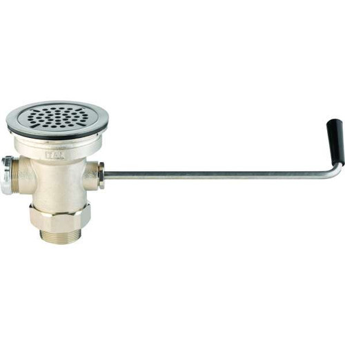 T&S Brass B-3940-M Waste Valve twist handle 3"
