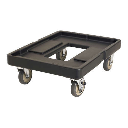 Cambro CD400110 300 Lbs. 5" Casters Black Open Frame Camdolly