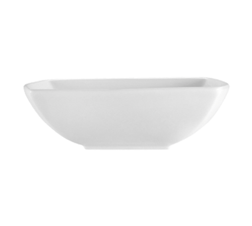 CAC China PNS-B8 32 Oz. Super White Porcelain PrinceSquare Bowl (2 Dozen Per Case)