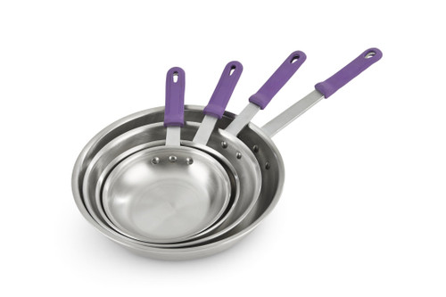 Vollrath 401280 Stainless Steel and Aluminum Wear-Ever Aluminum Fry Pan