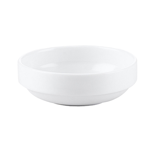CAC China RCN-B525 12 Oz. Super White Porcelain Round RCN Specialty Bowl (3 Dozen Per Case)