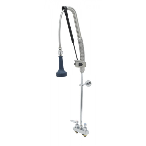 T&S Brass B-5110-Cr-B8P Easyinstall Durapull Pre-Rinse Unit 4"
