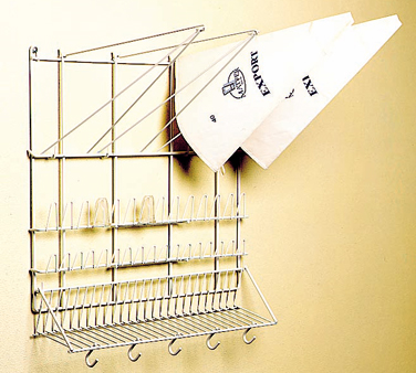 Matfer Bourgeat 169002 Pastry Bag Dryer 19-5/8"L x 19-5/8"H Plasticized Wire