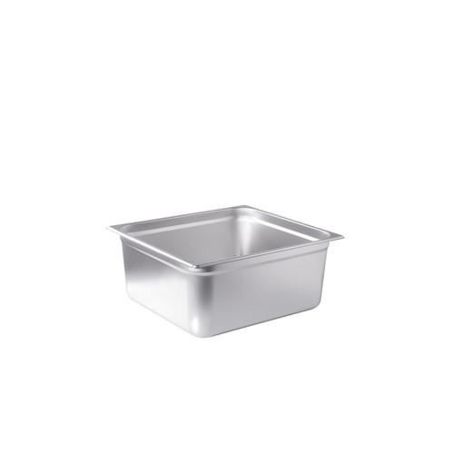 CAC China STP2T-25-6 0.67 Size 6" Deep 25 Ga. Stainless Steel Solid Steam Pan (12 Each Per Case)