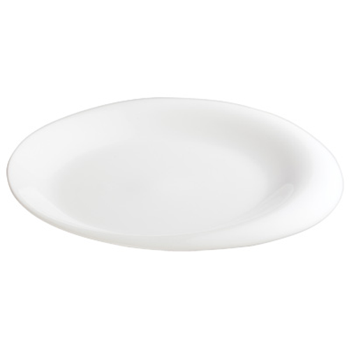 Winco WDP004-203 Porcelain Creamy White Oval Plate (12 Each Per Case)
