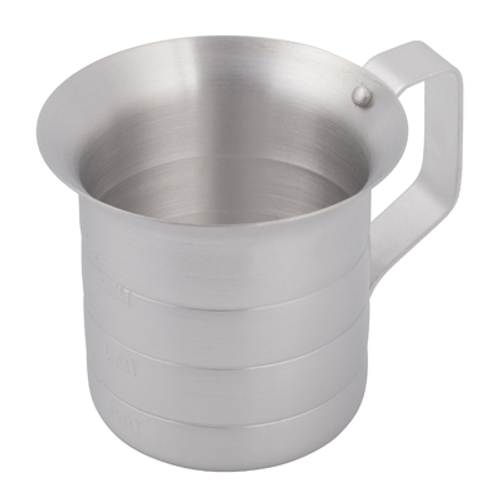 Winco AM-05 1/2 qt Aluminum Measuring Cup