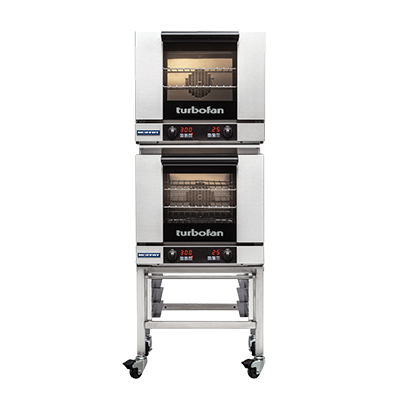 Moffat E23D3 Doublestack casters Turbofan Stacked Electric Convection Oven (2 each E23D3 + 1 each DSK22/23C)