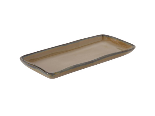 Tuxton GAJ-550 Ceramic Rectangular Tray (1 Dozen)