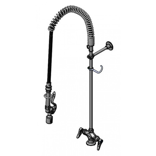 T&S Brass B-0113-Bj-Swv-T Easyinstall Pre-Rinse Unit Single-Deck Mount Vacuum Breaker