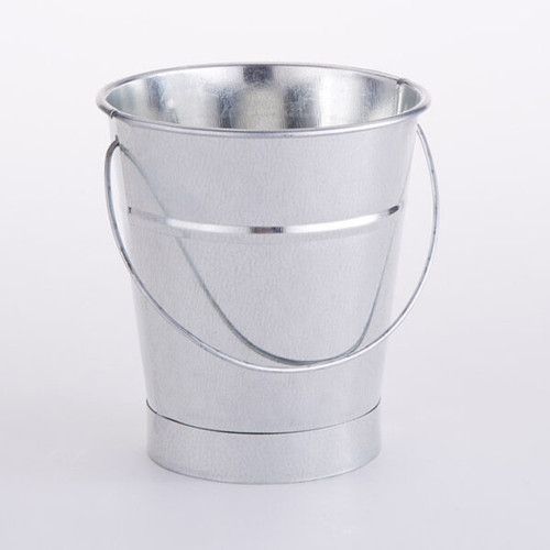 American Metalcraft GP4 4.38" 24 Oz. Galvanized Tabletop Serving Pail