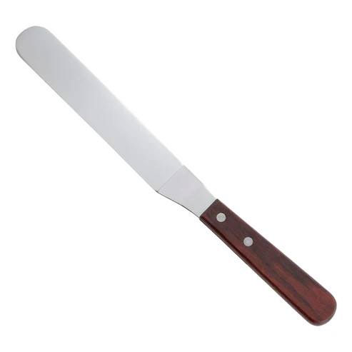 Winco TOS-7 6.5" Stainless Steel Offset Spatula