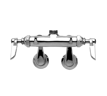 T&S Brass B-0235-LNM Sink Mixing Faucet wall mounted adjustable inlet arms 1/2"