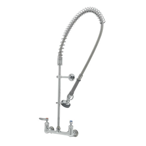 T&S Brass B-0133-CCB-CR EasyInstall Pre-Rinse Unit 8" wall mount base wall bracket 00CC inlets ceramas