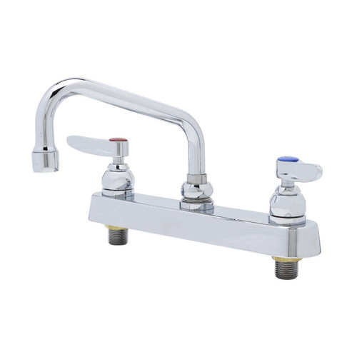 T&S Brass B-1120-QT-WS Workboard Faucet deck mount 8"