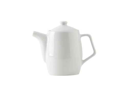 Tuxton GZP-102 China Coffee Pot/Teapot 18 Oz. Porcelain White - 1 Dozen Per Case (1 Dozen)