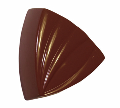 Matfer Bourgeat 380165 Chocolate Mold Striped Triangles 1.33" L x 1.33" W x 0.5" H Polycarbonate
