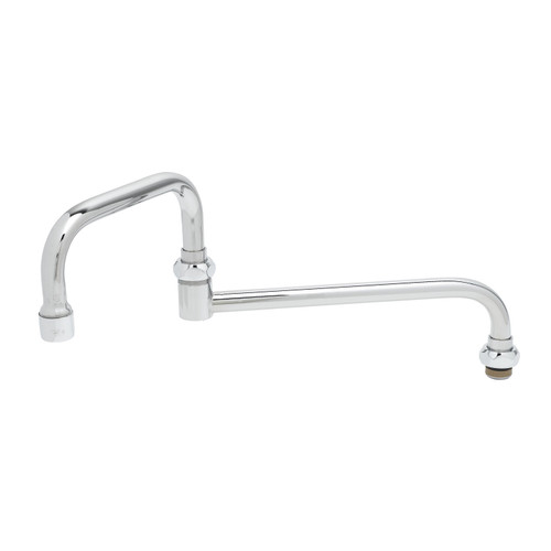 T&S Brass 067X Nozzle swivel 15" long double joint stream regulator outlet