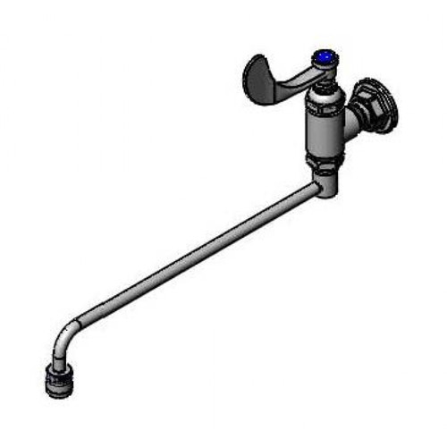 T&S Brass B-0579-01 Faucet Chinese Range heavy duty flanged 1/2"