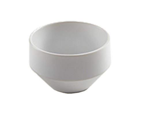 American Metalcraft MSCRW2 2.38" 2 Oz. Plastic White Round Sauce Cup