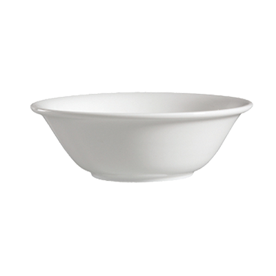 CAC China 101-84 8" Dia. 36 Oz. Porcelain Bone White Round Lincoln Noodle Bowl (2 Dozen Per Case)