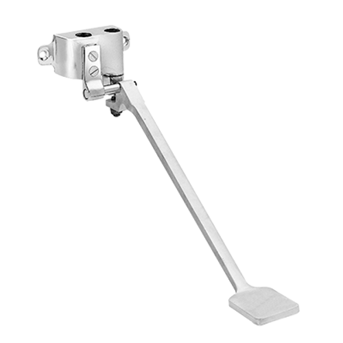 Fisher 48062 1/2" NPT Female Inlet & Outlet Wall Mount Stainless Steel Single Pedal Foot Control Valve