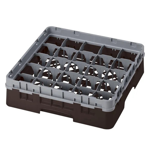 Cambro 25S318167 Camrack Glass Rack With Soft Gray Extender - 5 Cases