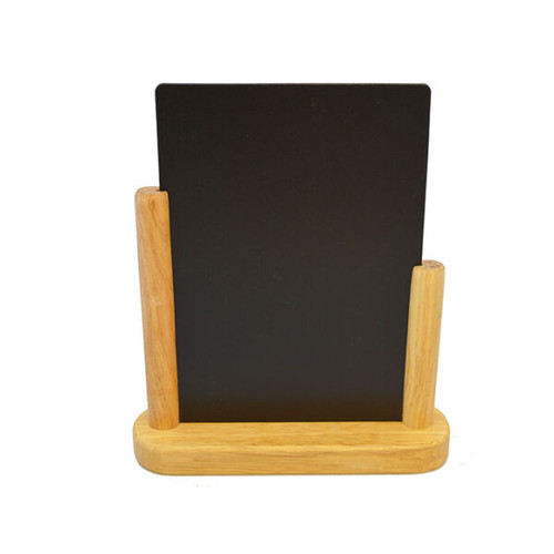 American Metalcraft ELEBME 6" W Double Sided Natural Wood Securit Table Top Board