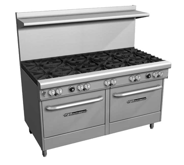 Southbend 4606AD-2CR-LP 60" Liquid Propane Ultimate Restaurant Range - 320,000 BTU