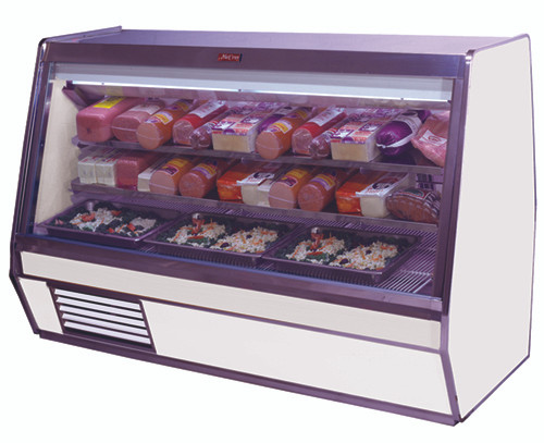 Howard McCray SC-CDS32E-4C-S-LED 50"W Curved Glass Deli Meat & Cheese Service Case