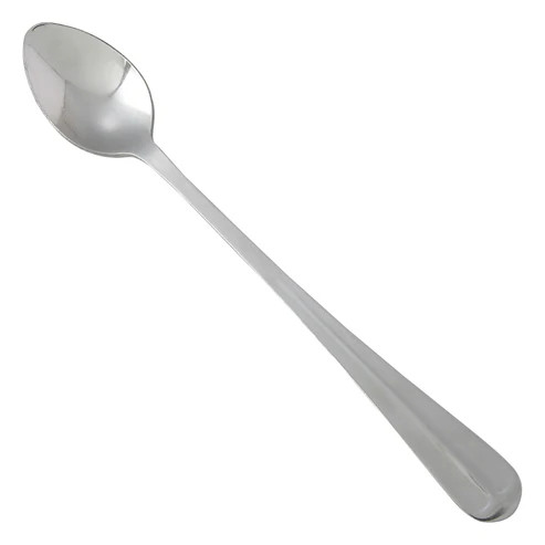 Winco 0015-02 7-1/4" 18/0 Stainless Steel Iced Tea Spoon (Contains 1 Dozen)
