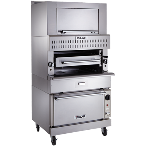 Vulcan VIR1SF 25-1/2" Gas V Series Deck-Broiler - 150,000 BTU