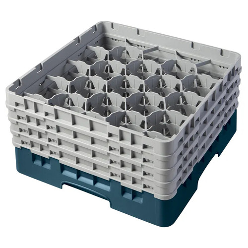 Cambro 20S800414 Camrack Glass Rack With (4) Soft Gray Extenders - 2 Cases