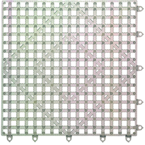 San Jamar VM5280CL 12" x 12" Bar Mat Tile and Shelf Liner