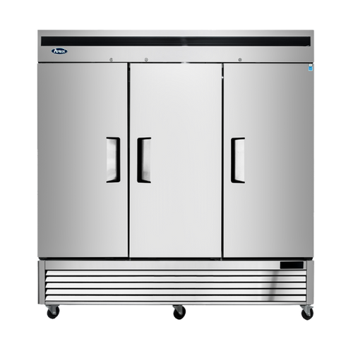 Atosa MBF8508GR 67.99 Cu. Ft. Stainless Steel Solid Door Reach-In Refrigerator - 115 Volts