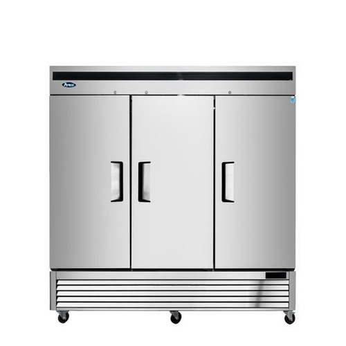 Atosa MBF8508GR 67.99 Cu. Ft. Stainless Steel Solid Door Reach-In Refrigerator - 115 Volts