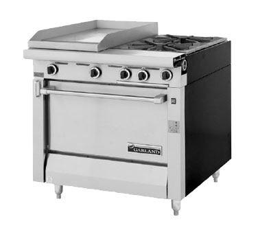 Garland MST42-6R-E-LP 34" Liquid Propane Heavy Duty Range - 140,000 BTU