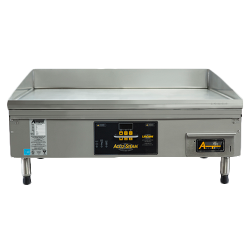 AccuTemp EGF4803B3650-T1 36" x 24" Electric Countertop Accu-Steam Griddle - 480 Volts